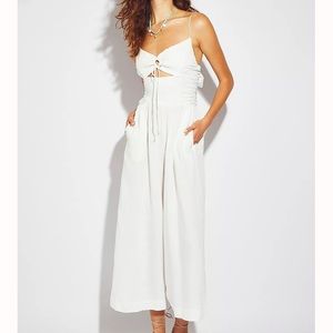 NWT FREE PEOPLE DAY GLOW ONE PIECE XS WHITE